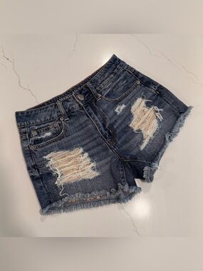 American Eagle Outfitters Distressed Denim Shorts